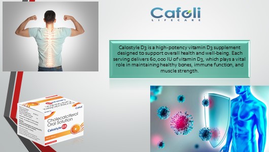 Calostyle D3 Nano Shots at Best Price in Nutritional Supplement Franchise for Vitamin Supplement, Bone Health, and Immune Support.